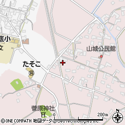 熊本県熊本市北区植木町田底718周辺の地図