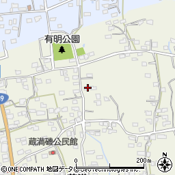 熊本県荒尾市蔵満436周辺の地図