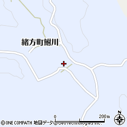 大分県豊後大野市緒方町鮒川2111周辺の地図