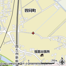 〒856-0802 長崎県大村市皆同町の地図