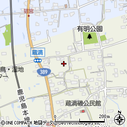 熊本県荒尾市蔵満516周辺の地図