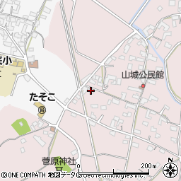 熊本県熊本市北区植木町田底713周辺の地図