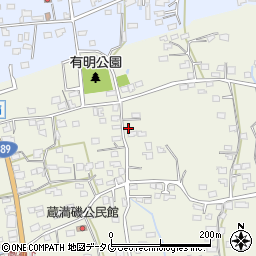 熊本県荒尾市蔵満613周辺の地図