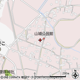 熊本県熊本市北区植木町田底876周辺の地図
