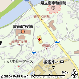 コメリハード＆グリーン城辺店周辺の地図