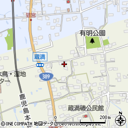 熊本県荒尾市蔵満524周辺の地図