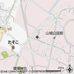 熊本県熊本市北区植木町田底924周辺の地図