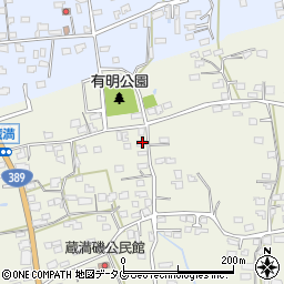 熊本県荒尾市蔵満576周辺の地図