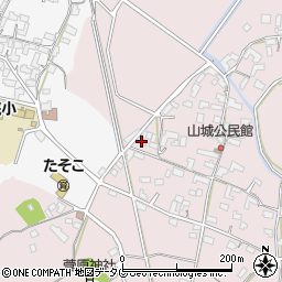 熊本県熊本市北区植木町田底927周辺の地図