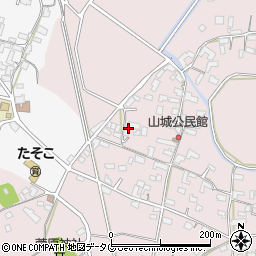 熊本県熊本市北区植木町田底881周辺の地図