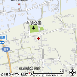 熊本県荒尾市蔵満991周辺の地図