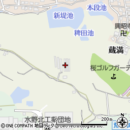 熊本県荒尾市蔵満2120周辺の地図