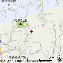 熊本県荒尾市蔵満606周辺の地図