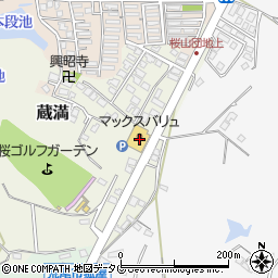 熊本県荒尾市蔵満2093-13周辺の地図