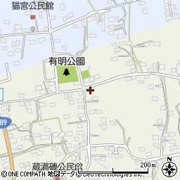 熊本県荒尾市蔵満605周辺の地図