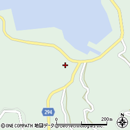愛媛県南宇和郡愛南町中浦459-1周辺の地図
