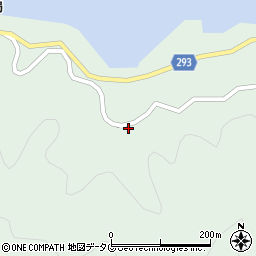 愛媛県南宇和郡愛南町中浦738-1周辺の地図