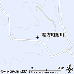 大分県豊後大野市緒方町鮒川1964周辺の地図