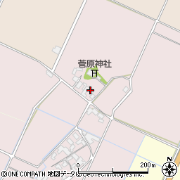 メナード化粧品菊池南代行店周辺の地図