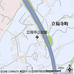 立福寺公民館周辺の地図