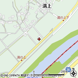 熊本県玉名市溝上279周辺の地図