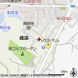 熊本県荒尾市蔵満2093-35周辺の地図