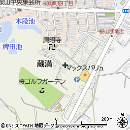 熊本県荒尾市蔵満2093周辺の地図
