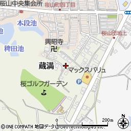 熊本県荒尾市蔵満2093-106周辺の地図