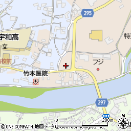 愛媛県愛南町（南宇和郡）城辺甲（土居）周辺の地図