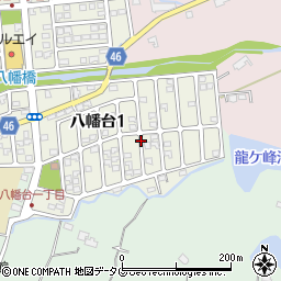 〒864-0164 熊本県荒尾市八幡台の地図