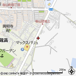熊本県荒尾市蔵満2093-48周辺の地図