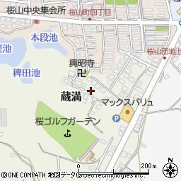 熊本県荒尾市蔵満2093-100周辺の地図