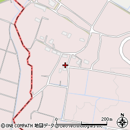 熊本県菊池市七城町小野崎406周辺の地図
