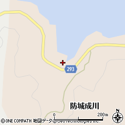 愛媛県南宇和郡愛南町防城成川366周辺の地図