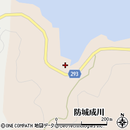 愛媛県南宇和郡愛南町防城成川3663周辺の地図