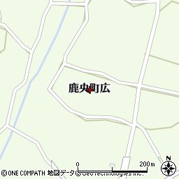 熊本県山鹿市鹿央町広周辺の地図