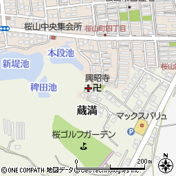 熊本県荒尾市蔵満2093-60周辺の地図