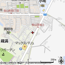 熊本県荒尾市蔵満2093-68周辺の地図