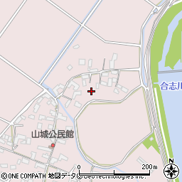 熊本県熊本市北区植木町田底1417周辺の地図