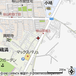 熊本県荒尾市蔵満2093-67周辺の地図