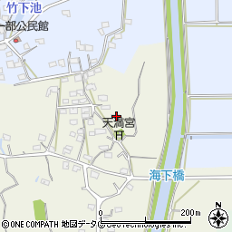 熊本県荒尾市蔵満1217周辺の地図