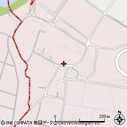 熊本県菊池市七城町小野崎404周辺の地図