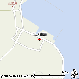 浜ノ浦郵便局周辺の地図