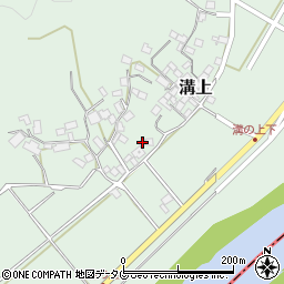 熊本県玉名市溝上346周辺の地図