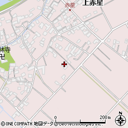 熊本県菊池市上赤星821周辺の地図