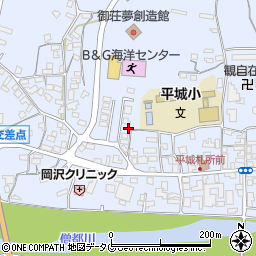 愛媛県南宇和郡愛南町御荘平城1952周辺の地図