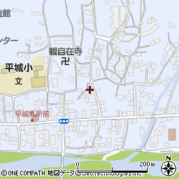 愛媛県南宇和郡愛南町御荘平城2205周辺の地図