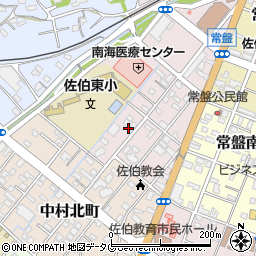 佐伯市薬剤師会周辺の地図