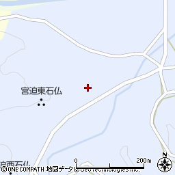 大分県豊後大野市緒方町鮒川155周辺の地図