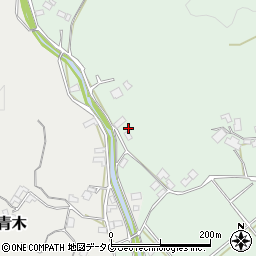 熊本県玉名市溝上617周辺の地図